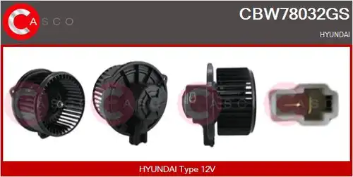 вентилатор вътрешно пространство CASCO CBW78032GS