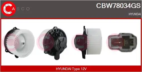 вентилатор вътрешно пространство CASCO CBW78034GS