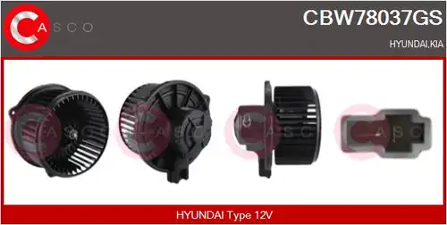 вентилатор вътрешно пространство CASCO CBW78037GS