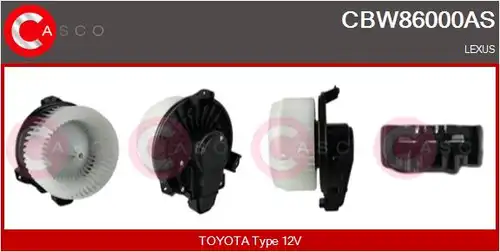 вентилатор вътрешно пространство CASCO CBW86000AS