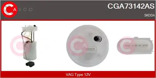 горивопроводен елемент (горивна помпа+сонда) CASCO CGA73142AS