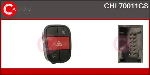 ключ за аварийни мигачи CASCO CHL70011GS