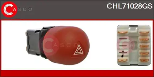 ключ за аварийни мигачи CASCO CHL71028GS