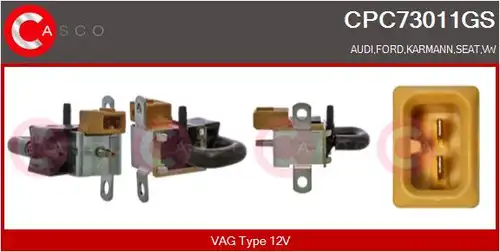 преобразувател на налягане, регулиране на изпускателната сис CASCO CPC73011GS