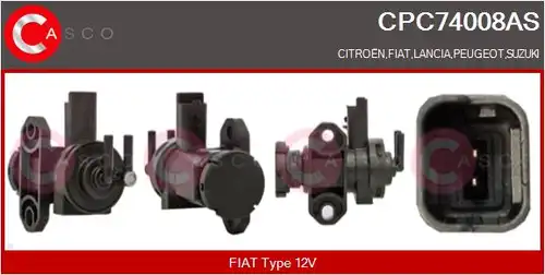 преобразувател на налягане, регулиране на изпускателната сис CASCO CPC74008AS