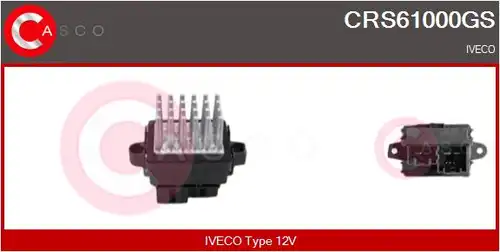 съпротивление, вентилатор за вътрешно пространство CASCO CRS61000GS