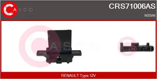 съпротивление, вентилатор за вътрешно пространство CASCO CRS71006AS