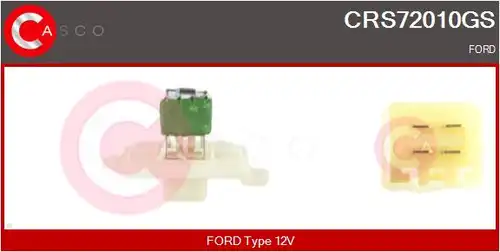 съпротивление, вентилатор за вътрешно пространство CASCO CRS72010GS