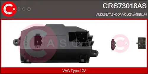 съпротивление, вентилатор за вътрешно пространство CASCO CRS73018AS