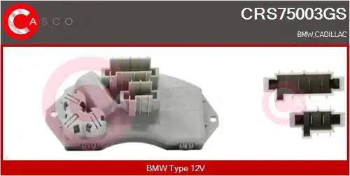 съпротивление, вентилатор за вътрешно пространство CASCO CRS75003GS