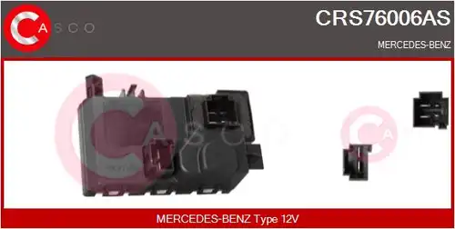 съпротивление, вентилатор за вътрешно пространство CASCO CRS76006AS