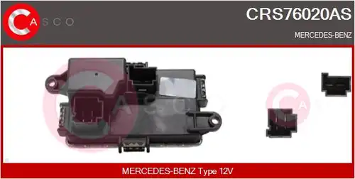 съпротивление, вентилатор за вътрешно пространство CASCO CRS76020AS