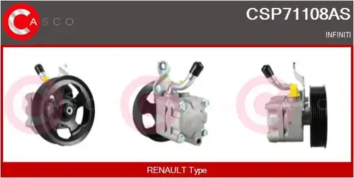 хидравлична помпа, кормилно управление CASCO CSP71108AS