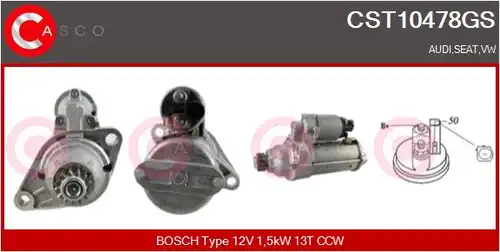 стартер CASCO CST10478GS