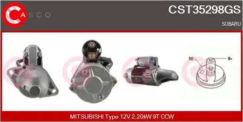 стартер CASCO CST35298GS