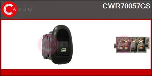 ключ(бутон), стъклоповдигане CASCO CWR70057GS