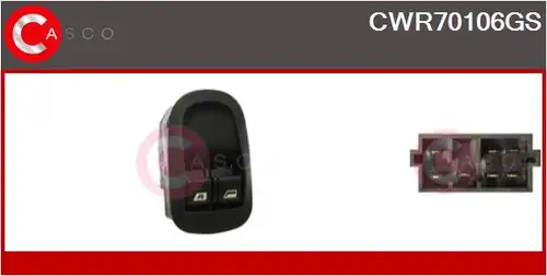 ключ(бутон), стъклоповдигане CASCO CWR70106GS