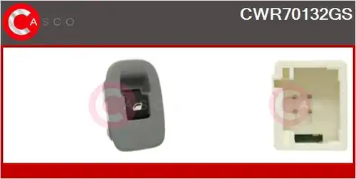 ключ(бутон), стъклоповдигане CASCO CWR70132GS