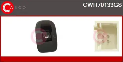 ключ(бутон), стъклоповдигане CASCO CWR70133GS