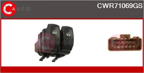 ключ(бутон), стъклоповдигане CASCO CWR71069GS