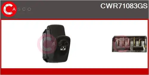 ключ(бутон), стъклоповдигане CASCO CWR71083GS