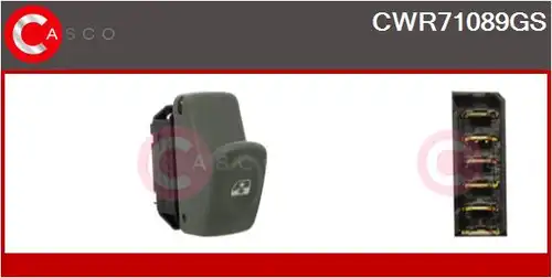 ключ(бутон), стъклоповдигане CASCO CWR71089GS