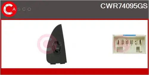 ключ(бутон), стъклоповдигане CASCO CWR74095GS