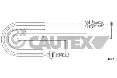 жило за газ CAUTEX 018998