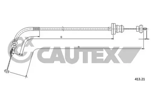 жило за газ CAUTEX 019012