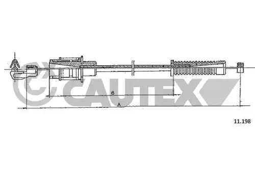 жило за газ CAUTEX 035569