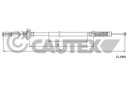 жило за газ CAUTEX 038304