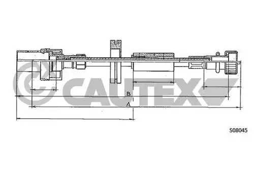 ос на тахографа CAUTEX 085147