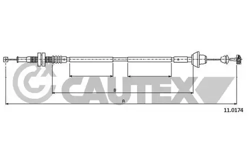 жило за газ CAUTEX 088007