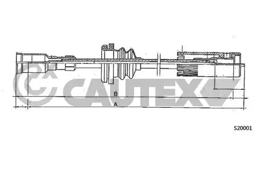 ос на тахографа CAUTEX 483129