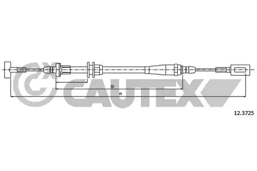 жило за ръчна спирачка CAUTEX 761063