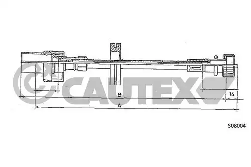 ос на тахографа CAUTEX 761348