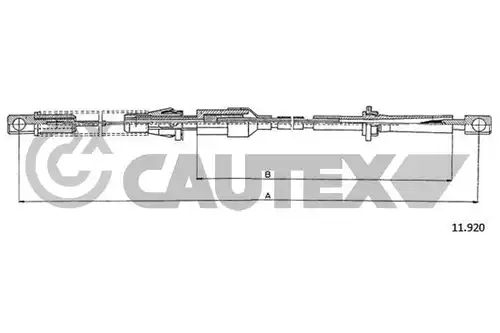 жило за газ CAUTEX 761479