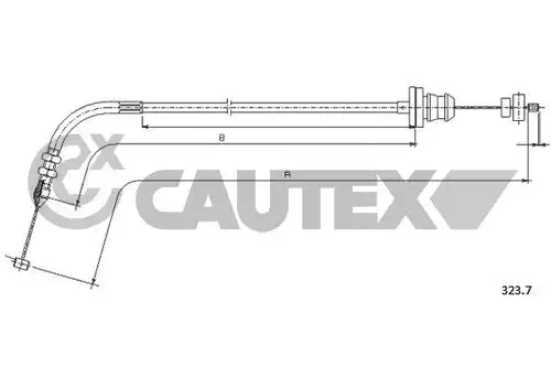 жило за газ CAUTEX 761677