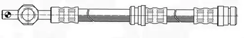 спирачен маркуч CEF 510622