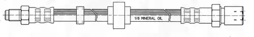 спирачен маркуч CEF 510711