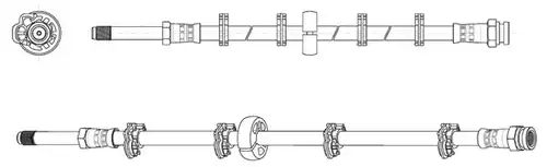 спирачен маркуч CEF 514524