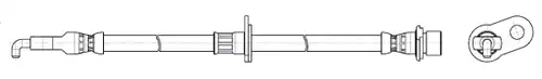 спирачен маркуч CEF 514933