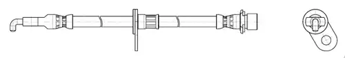 спирачен маркуч CEF 514937