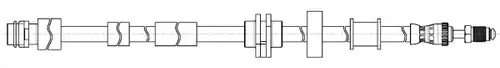 спирачен маркуч CEF 515210