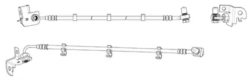 спирачен маркуч CEF 518305