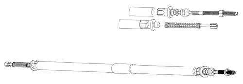 жило за ръчна спирачка CEF AR02102