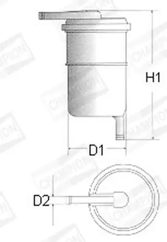 горивен филтър CHAMPION L102/606