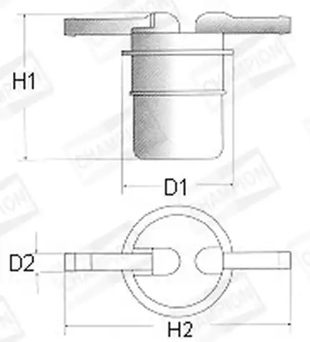 горивен филтър CHAMPION L103/606