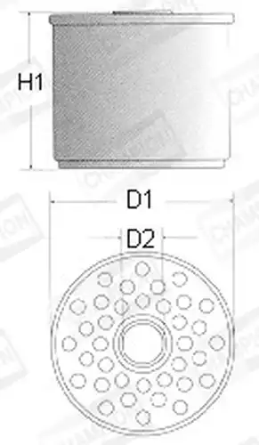 горивен филтър CHAMPION L131/606