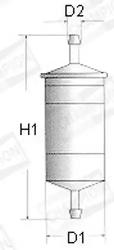 горивен филтър CHAMPION L221/606